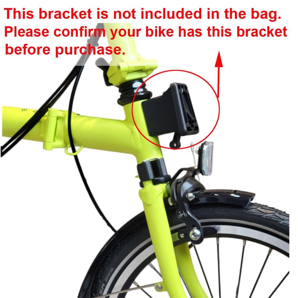 Amazon.com : Rhinowalk Folding Bike Front Basket Bag for Brompton